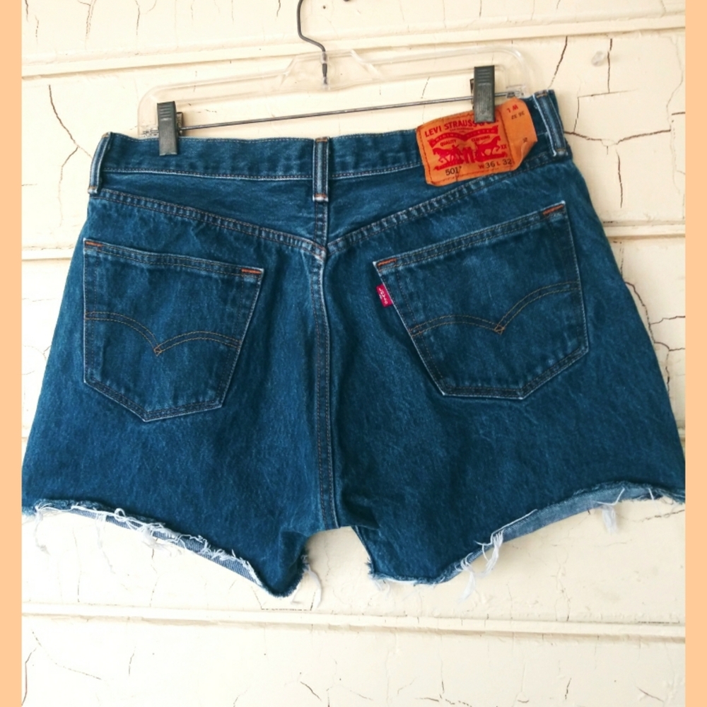 Vintage Levi's 501 High Waisted Mom Shorts